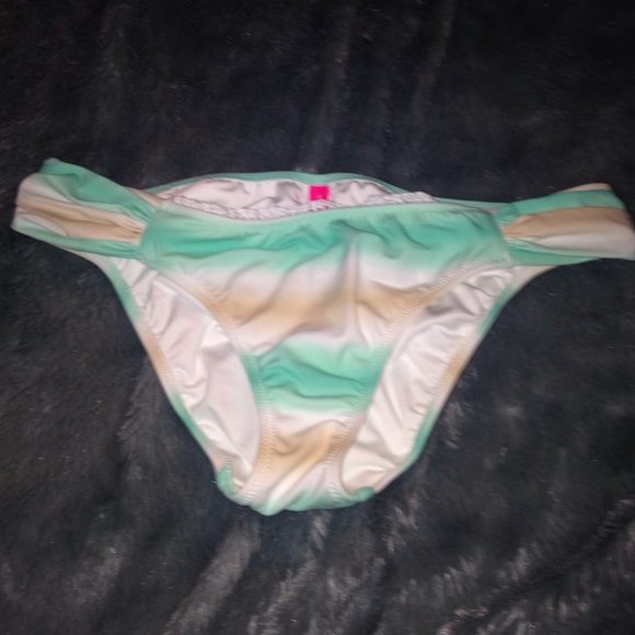 Ombré striped bikini bottoms