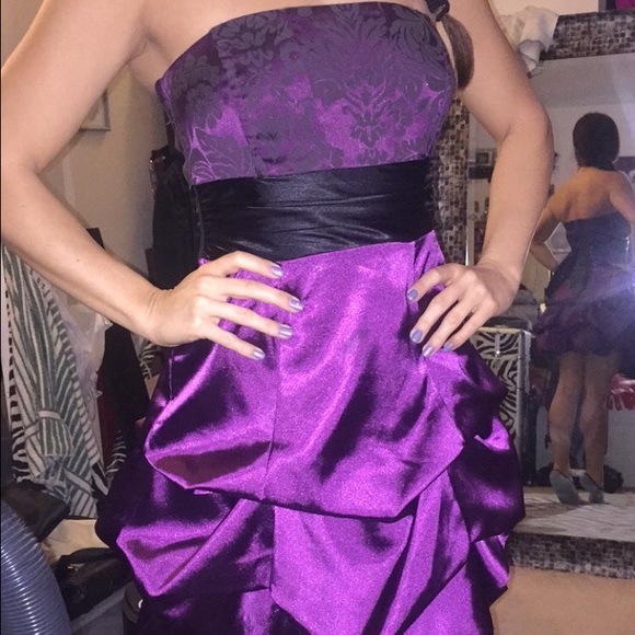 Purple formal dress