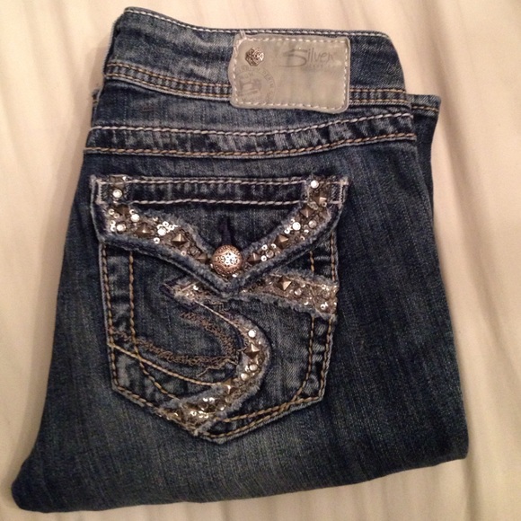 🎀 1HOUR SALE 🎀Silver jeans