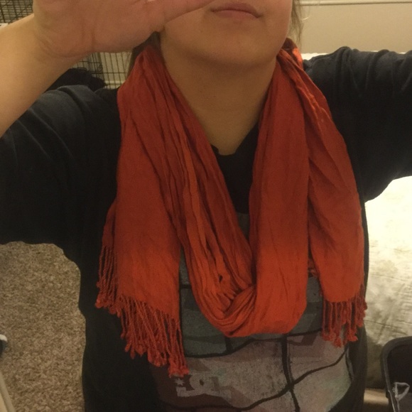 Orange scarf