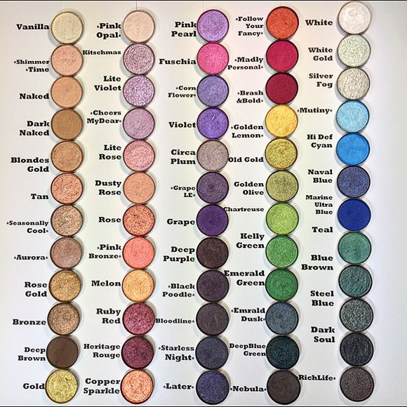 CUSTOM MAC PRESSED PIGMENT Palette ( 15 eyeshadow) - Picture 2 of 4