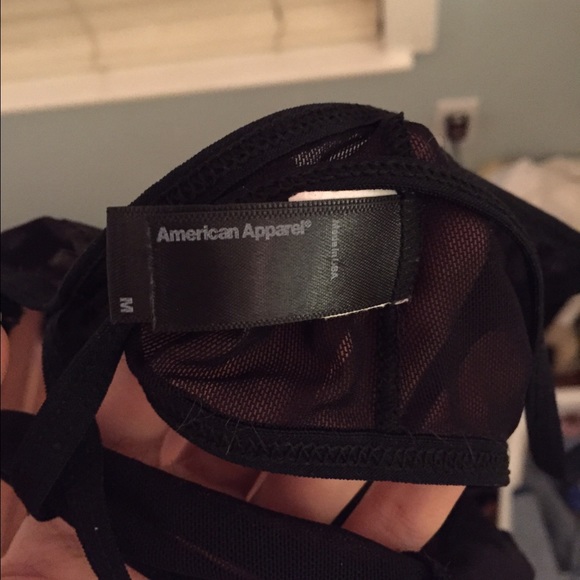 American apparel mesh bra