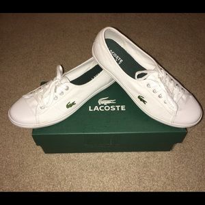 Lacoste Ziane Sneaker, White, sz 7.5