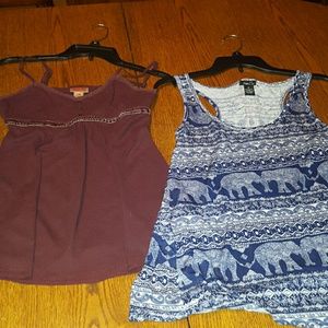 Tank tops together