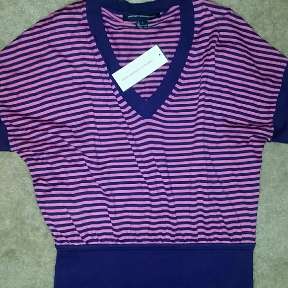 French Connection Vneck Long Shirt