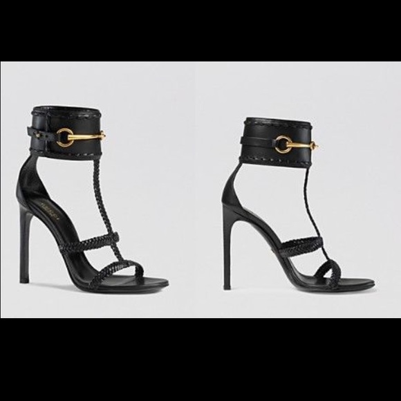 Gucci open toe ankle strap sandals