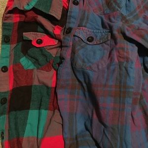 Flannel tees