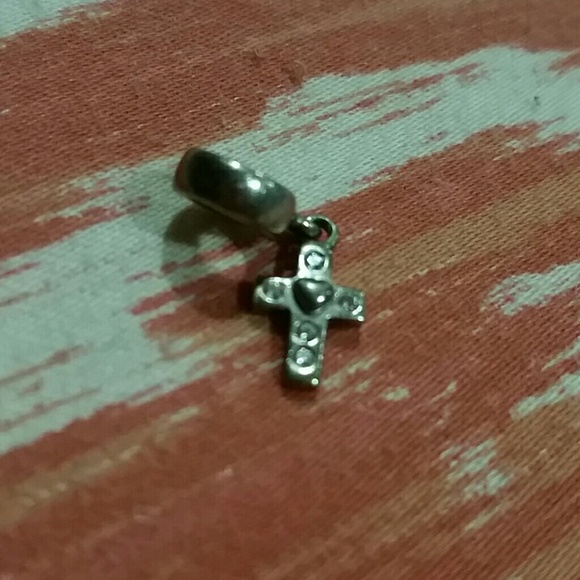 *Sold* Pandora hanging cross charm