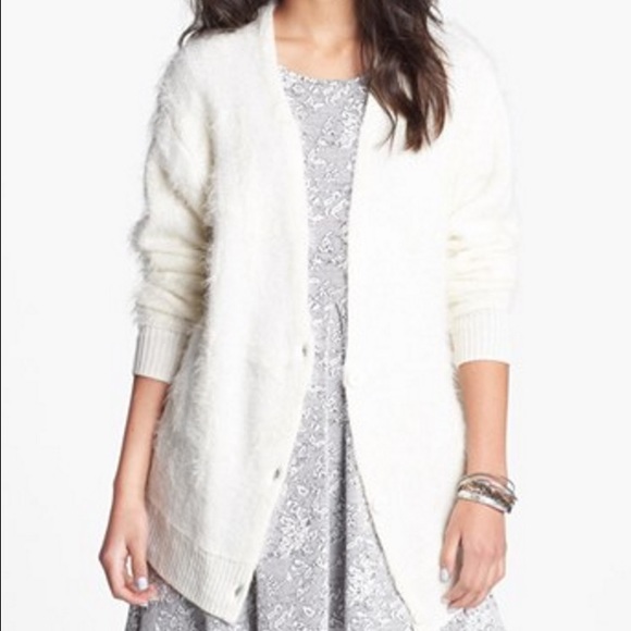 BP Fuzzy boyfriend cardigan