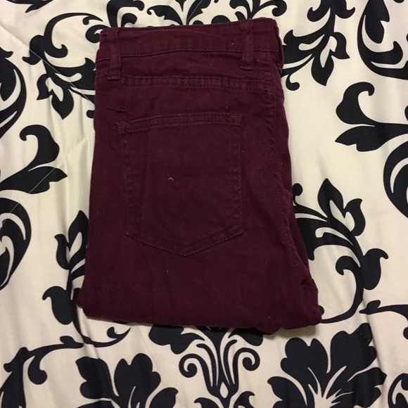 Cotton On Denim - burgundy jeans