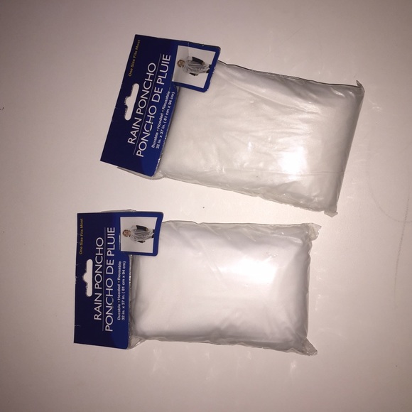 Rain ponchos
