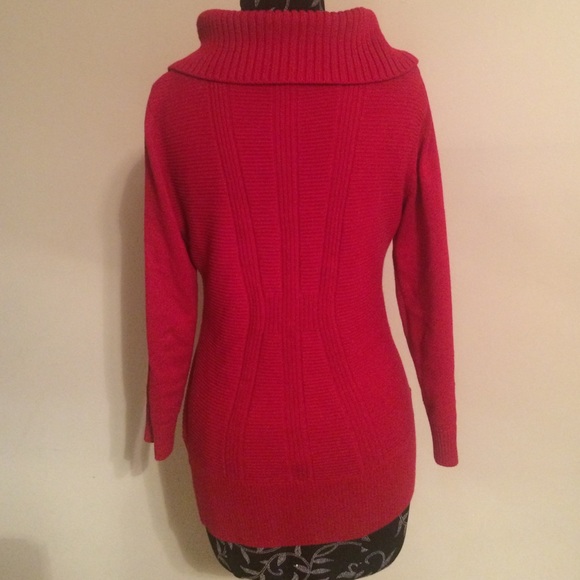 Style&Co red loose knit sweater - Picture 3 of 4