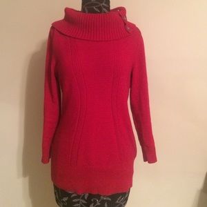 Style&Co red loose knit sweater