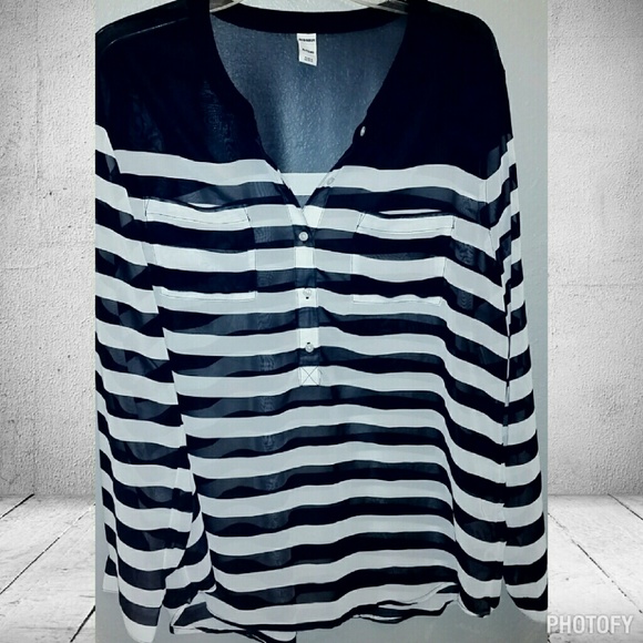 Chiffon Long Sleeve Shirt
