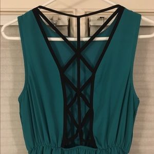 Turquoise party dress