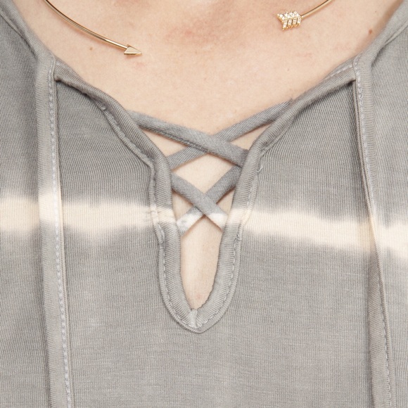 SALE| Ombré Tie Dye Dress in Charcoal - SMALL - Picture 3 of 4