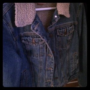 AUTHENTIC Schmidt Sherpa-lined Denim Jean Jacket