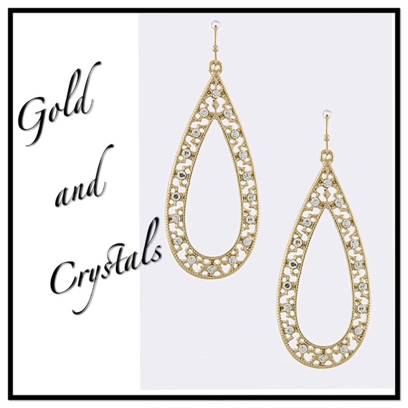 Boutique Jewelry - RAINDROP EARRINGS 2.5"
