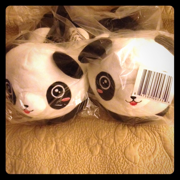SOLD Think Geek Panda slippers NWT SOLD