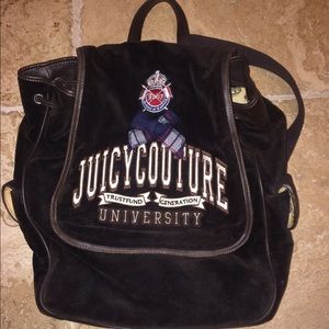 Juicy couture velour backpack