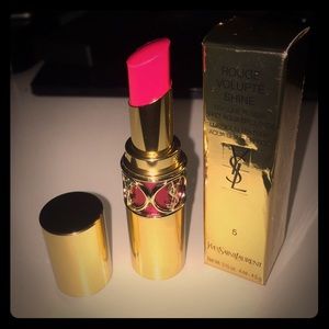 YSL 5 Fuchsia in Excess shine lipstick💄