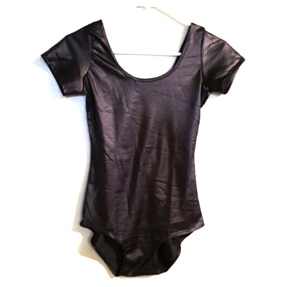 LAST ONE❣️Wet Look Bodysuit - Picture 3 of 4