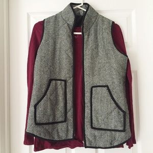 herringbone quilted vest > boutique