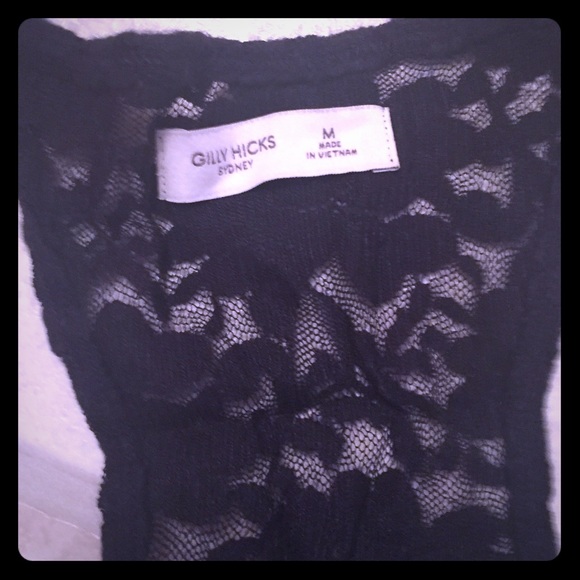 Gilly hicks. Brand new lace racerback. Medium.