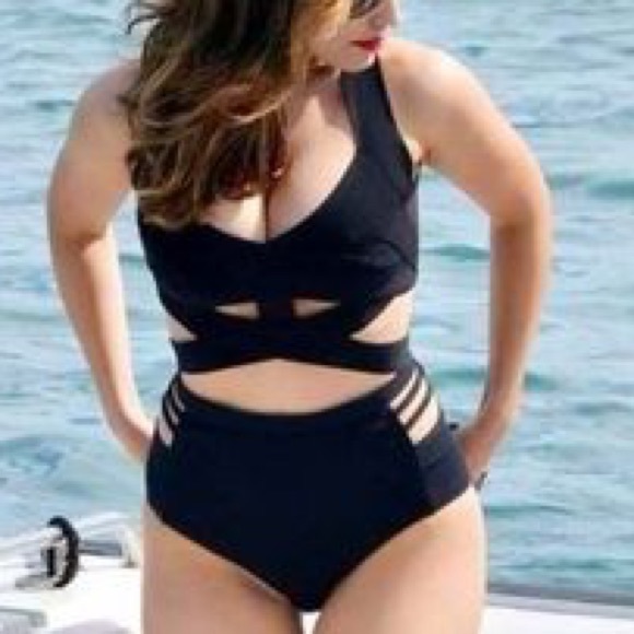 Cut out two piece swim suit