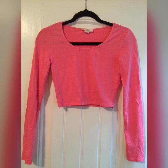 Pink Crop Top