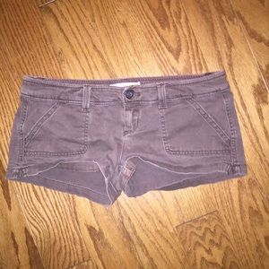 Brown hollister shorts