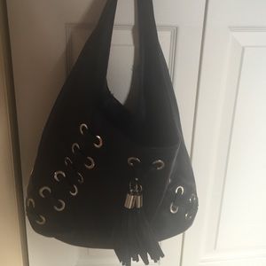 MICHAEL KORS large black hobo.