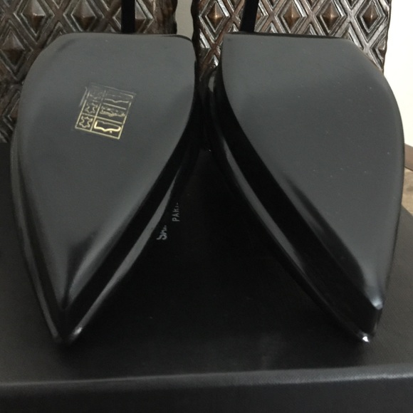 YSL Saint Laurent Janis size 40 Black leather - Picture 2 of 4