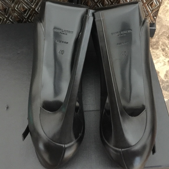 YSL Saint Laurent Janis size 40 Black leather - Picture 3 of 4