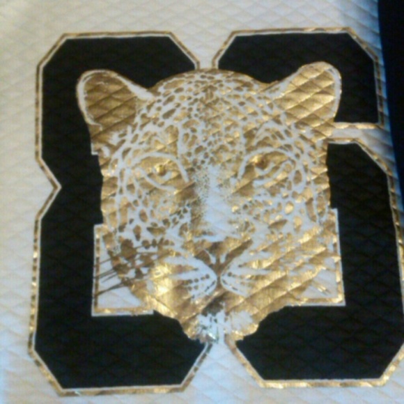 Cheetah print sweat shirt with hood - Picture 2 of 4