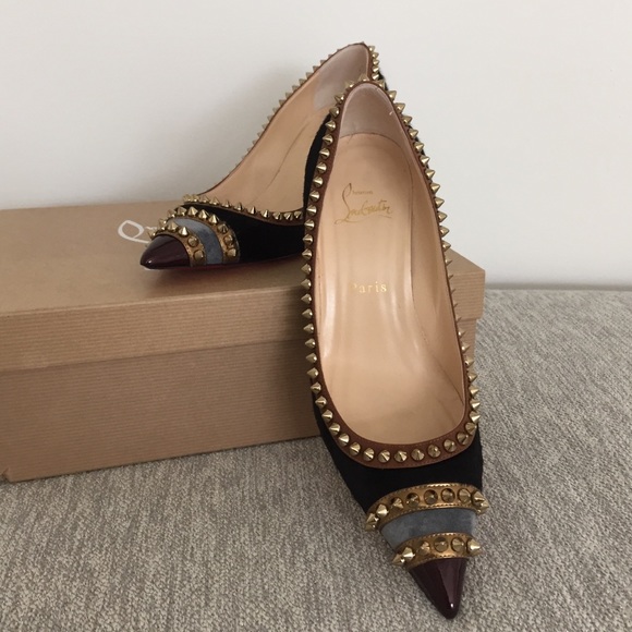 "SOLD" Christian Louboutin Malabar Hill stud pump