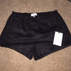 Kendal + Kylie black shorts