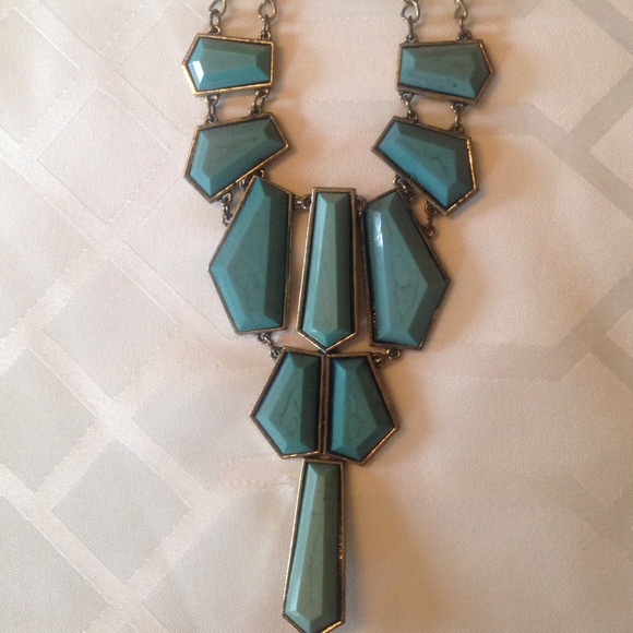 Turquoise Statement Necklace - Picture 2 of 3