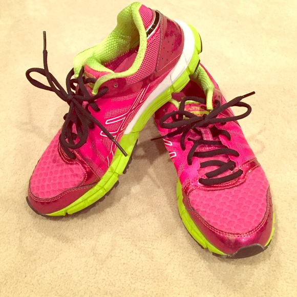 Asics magenta sneakers