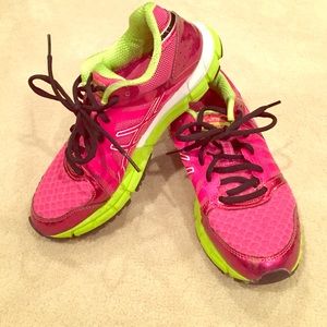 Asics magenta sneakers