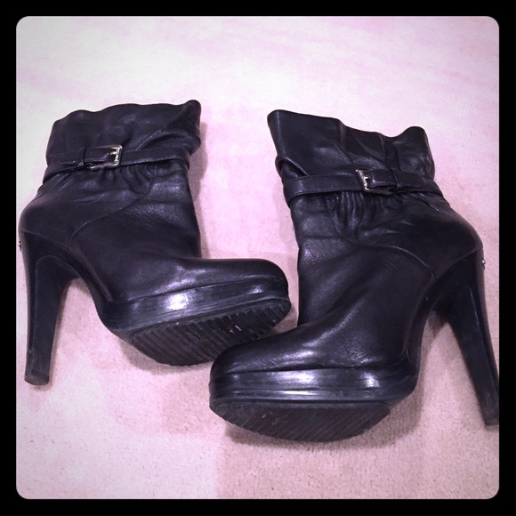 Michael Kors black booties