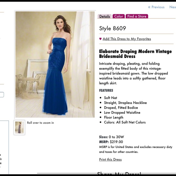 Alfred Angelo bridesmaid dress size 10