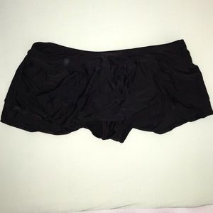 MATERNITY black swim skirt bottom size large