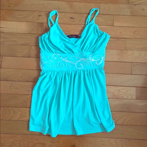 Arden B beaded strappy top