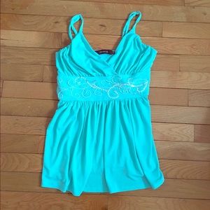 Arden B beaded strappy top