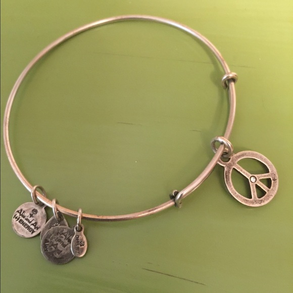 Alex & Ani World Peace Charm Bangle