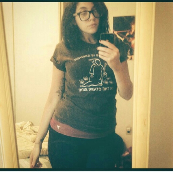 unif style grass hippie shirt size small loose - Picture 2 of 4