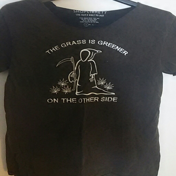 unif style grass hippie shirt size small loose - Picture 3 of 4