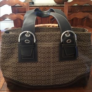 Coach Logo Printed Small Sachet