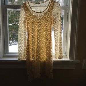 Lace boho dress